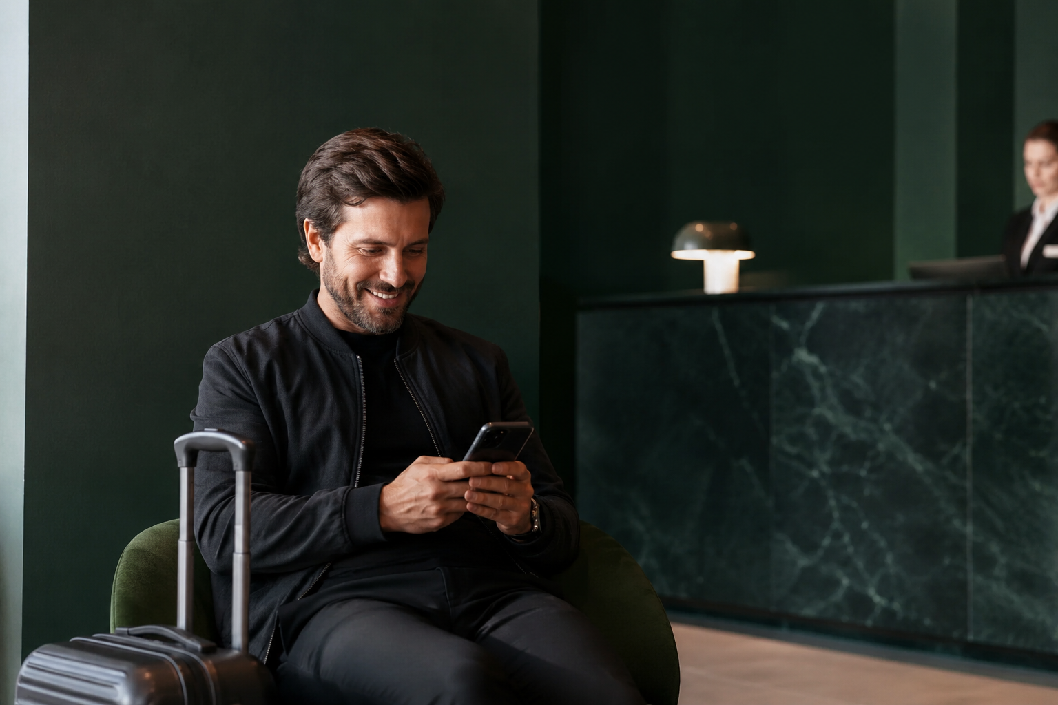 Agente de IA para hoteles atendiendo a un huésped por WhatsApp